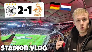 DEUTSCHLAND vs NIEDERLANDE 21 Stadion Vlog🇩🇪🔥 TRAUMTOR Mittelstädt und Major Tom Torhymne [upl. by Auerbach]