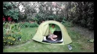 How to fold the QUECHUA 2 SECONDS EASY 3 tent from decathlon [upl. by Siegel]