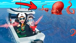 KITA MANCING KRAKEN TITAN RAHASIA BISA NEGELAMIN KAPAL TITANIC DI ROBLOX [upl. by Nylesaj]