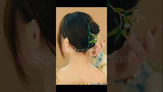 Easy and attractive hairstyles 😍❤️hairstyle beautiful fashion styleandshine viralshorts [upl. by Gardner]