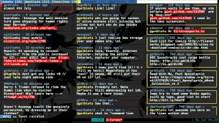 Turses  Console Twitter Client  Linux TUI [upl. by Sokram]