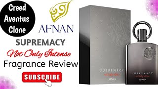 Afnan Supremacy Not Only Intense Perfume Review💯 [upl. by Argyres266]