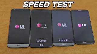 LG G5 vs G4 vs G3 vs G2  Speed Test 4K [upl. by Abra30]