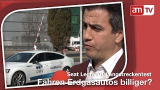 Erdgas Verbrauchsfahrt im Seat Leon [upl. by Alo128]