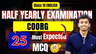 Coorg  Class 10 English  MCQ discuss  HSLC 2025  SEBA [upl. by Graeme]