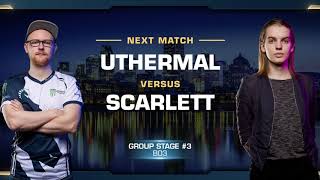 uThermal vs Scarlett TvZ  Group Stage  WCS Montreal 2018  StarCraft II [upl. by Rina824]