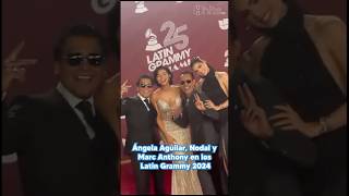 Nodal Angela Aguilar Marc Anthony y Nadia Ferreira Latin Grammy angelaaguilar nodal marcanthony [upl. by Kristyn]