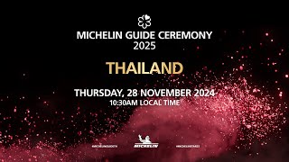 MICHELIN Guide Ceremony Thailand 2025 [upl. by Janina]