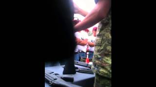 Entrenamiento Servicio Militar Nacional Fusil Automatico Ligero FAL [upl. by Willin]