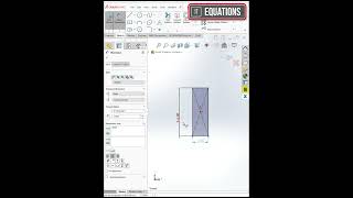 Tip 17  Equations in SolidWorks [upl. by Ikin]