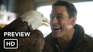 Peacemaker HBO Max quotMeet Eaglyquot Featurette HD  John Cena Suicide Squad spinoff [upl. by Aloisius]