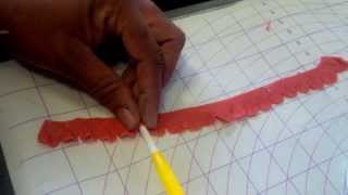 How to make fondant frills the easy way [upl. by Ejrog]