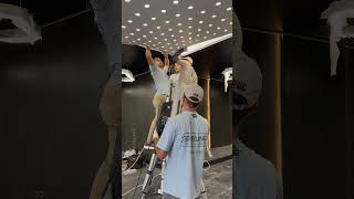 Stretch ceilings supply with installation in Dubai [upl. by Zirkle16]