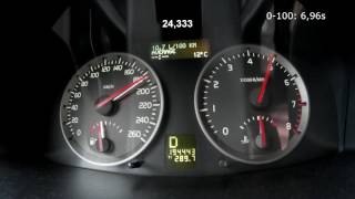 Volvo V50 T5 FWD  ARD tune  Acceleration 0200 and 80120 kmh [upl. by Gleason]