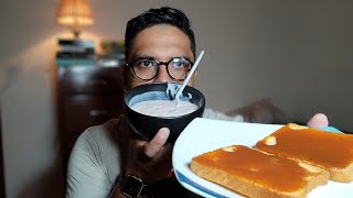 ASMR COMIENDO YOGURTH CON GRANOLA Y TOSTADAS CON CAJETA  CHARLA PSICOLÓGICA [upl. by Ania281]