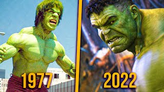 Evolution of Hulk Movies 1977  2022 [upl. by River]