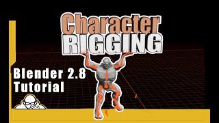 Blender 28 Character Rigging Tutorial Step By Step [upl. by Doralia92]