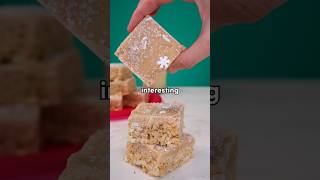 These EGGNOG RICE KRISPIE TREATS feel like a holiday hack [upl. by Bonnie]