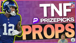 TNF Player Props  Top Prop Bets on PRIZEPICKS  UNDERDOG for Thursday Night Football [upl. by Arianne98]