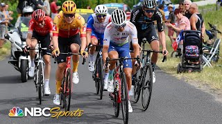 2022 Critérium du Dauphiné Stage 2  EXTENDED HIGHLIGHTS  6622  NBC Sports [upl. by Eidolem]