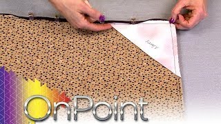 Label Hanging Sleeve and Binding  Finishing the Quilt  Ep 208 [upl. by Alderman371]