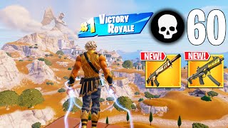 60 Elimination Solo Vs Squads Wins Full Gameplay NEW FORTNITE SEASON [upl. by Felicle431]