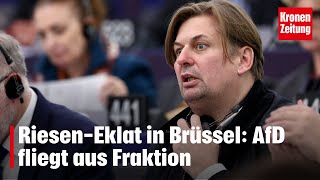 RiesenEklat in Brüssel AFD fliegt aus Fraktion  kronetv NEWS [upl. by Inol414]