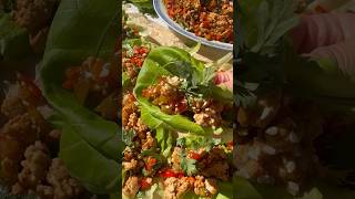 These Spicy Chicken Lettuce Wraps Are So Easy To Make 🍗🥬 [upl. by Nednarb]