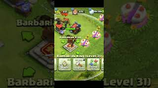 Barbarian king clashofclans coc supercell mobilegaming sumit007 [upl. by Yelsnit33]