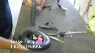 Trikke Tire Change [upl. by Akinirt]