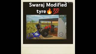 Swaraj Modified tyre and please 1 subscribe trending shorts automobile gaming [upl. by Ahsilet]