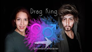 Drag King Make Up Tutorial [upl. by Shirlie984]