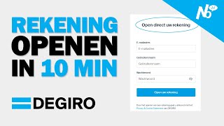 Rekening openen bij DEGIRO – 10 minuten stappenplan [upl. by Atsirak75]