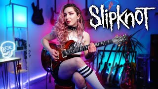 PSYCHOSOCIAL  Slipknot  Guitar Cover by Sophie Burrell [upl. by Arlina149]