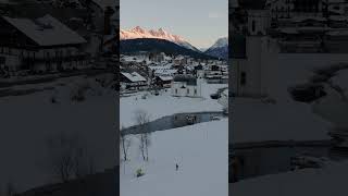 Wintermorgen in Seefeld Sonnenaufgang in Tirol [upl. by Acemat]