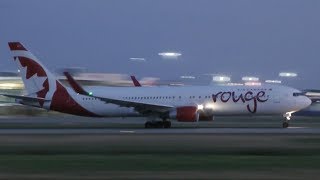 Air Canada Rouge Boeing 767300ER Takeoff [upl. by Eelyma241]