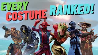 Ranking Every Costume in Sea Of Thieves From Worst To Best  Sea Of Thieves 2024 Version [upl. by Annaujat]