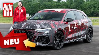 Audi RS 3 2021  Driftmodus macht RS 3 zum Quertreiber  ErlkönigVorstellung mit Katharina Berndt [upl. by Zehc]