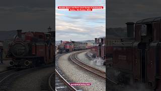 Double Fairlies at Porthmadog Station 4th October 2024 [upl. by Stilu]