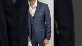 costume homme bleu marine slim 3 pieces Mario Milano [upl. by Corin]