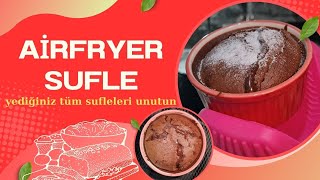 Airfryer sufle tarifi  pratik sufle tarifi  kolay sufle tarifi  2 kişilik sufle tarifi  sufle [upl. by Ellehcor310]