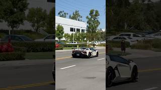 SVJ Flyby and Downshifts carspotting lamborghini aventador svj carsounds v12 supercars [upl. by Enneirdna]