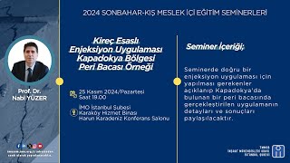 Kireç Esaslı Enjeksiyon Uygulaması Kapadokya Bölgesi Peri Bacası Örneği  Prof Dr Nabi YÜZER [upl. by Declan]