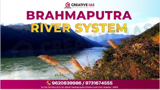 kasprelims BRAHMAPUTRA river and it’s tributariescreativeCreative IAS Academy [upl. by Siurtemed]