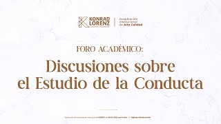 Foro académico Discusiones sobre el estudio de la conducta [upl. by Atteiram228]