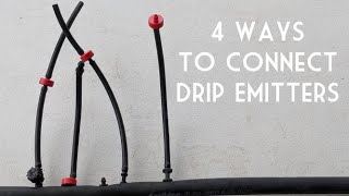 Desert Gardening Basics How to Install Drip Emitters [upl. by Berri]