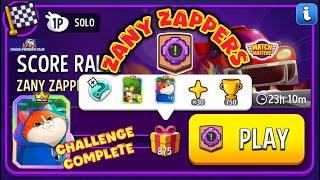 ZANY ZAPPERS 5 Moves 875 Points Match Masters Solo Challenge Score Rally [upl. by Jamaal]