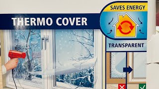 How to install Thermo Cover for window SAVE ENERGY [upl. by Yemaj]