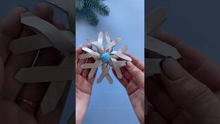 Easy Recycling Craft Christmas Paper Decorations [upl. by Dnomder128]