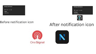 Onesignal notification default icon chang into Your Custom notification icon NiotronKodular [upl. by Allak]